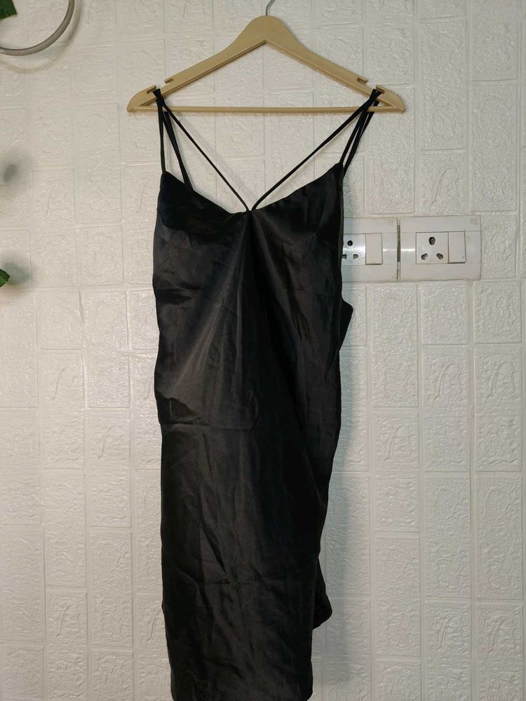 Black Backless Dress