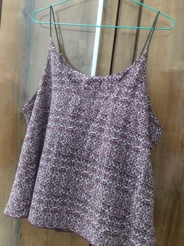 Patterned Cami Top