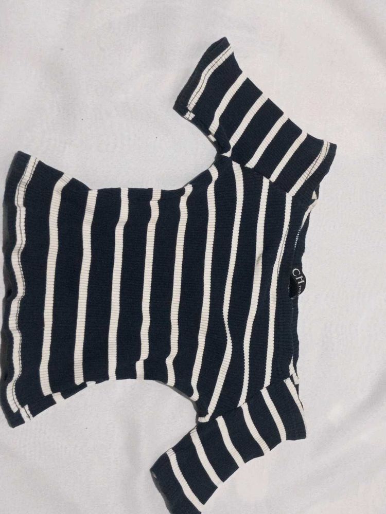 Striped Knit Top