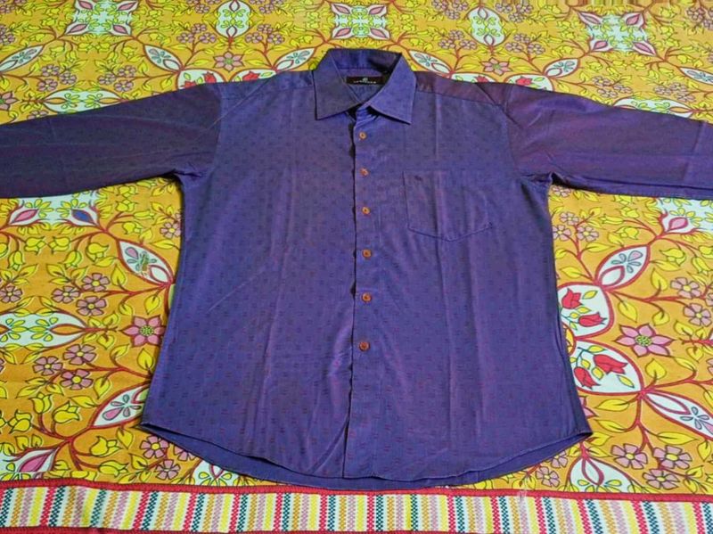 Purple Patterned Shirt