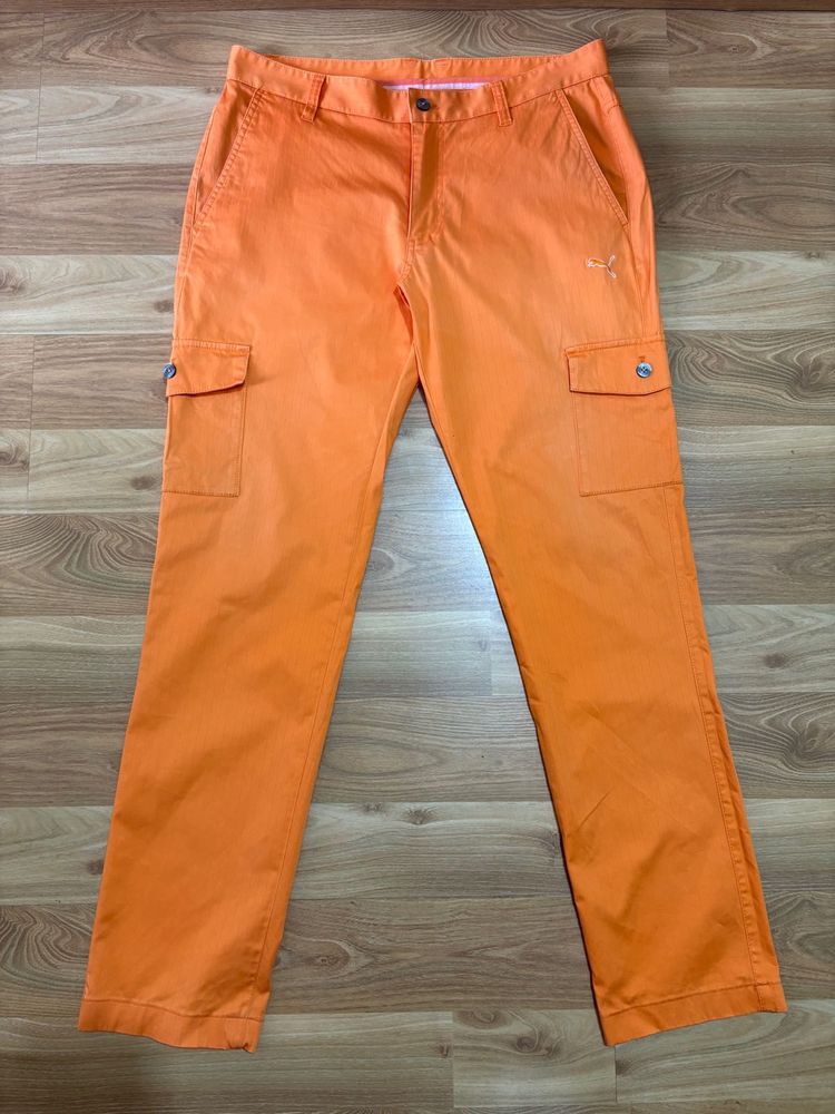 Puma Y2K Retro Orange Cargo Pants