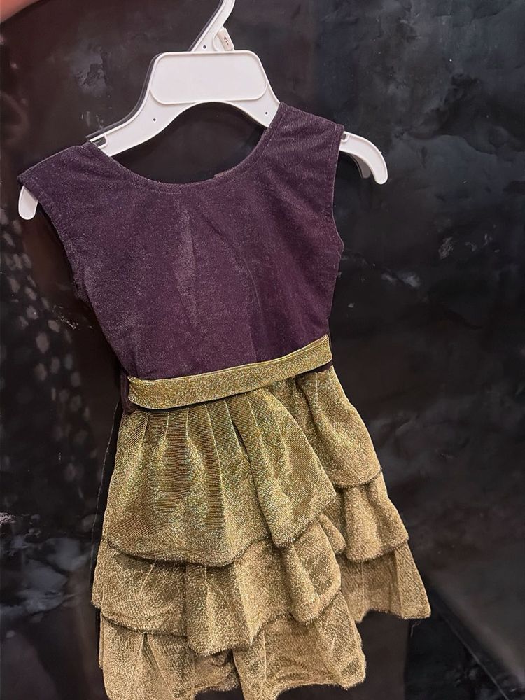 Black &amp; Gold Party Dress