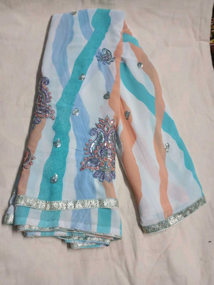 Synthetic Used Saree
