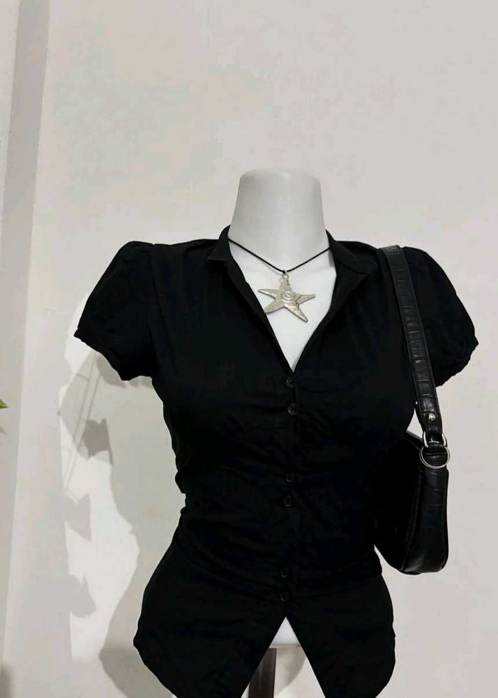 Black Short Sleeve Shirt