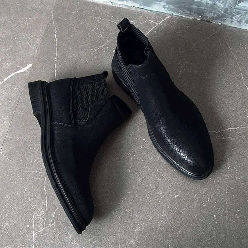 Black Leather Boots