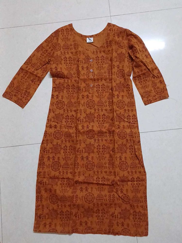 Elegant Brown Kurta
