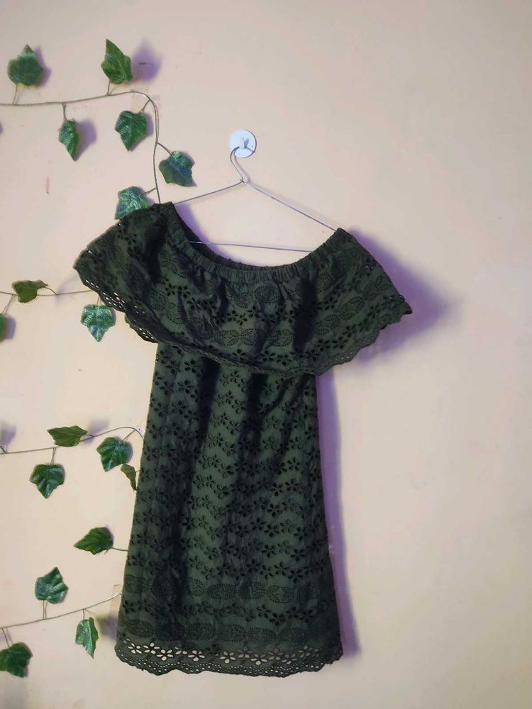 Green Mini Dress
