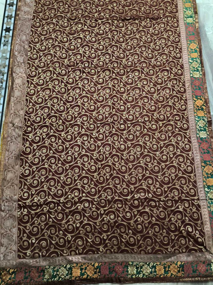 Multi Georgette Saree Double design Work