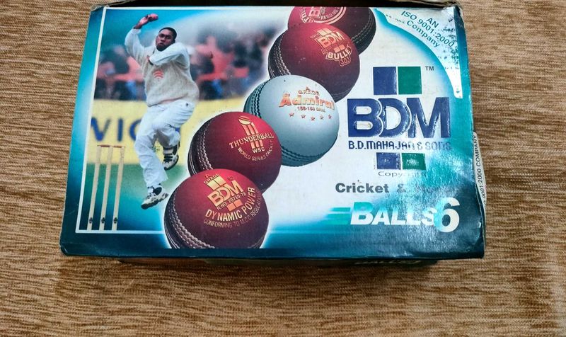 BDM Cricket Balls - Set of 6