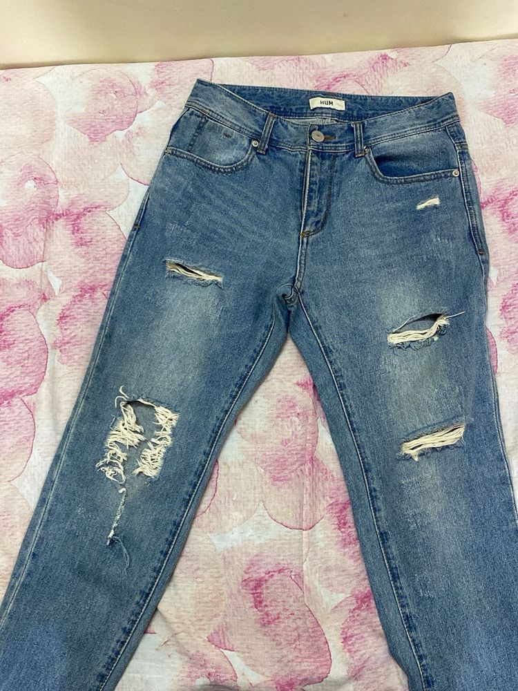 Distressed HUM Jeans