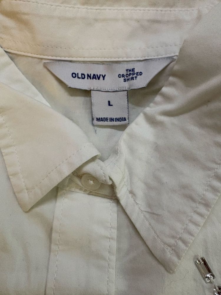 Old Navy Cropped Shirt