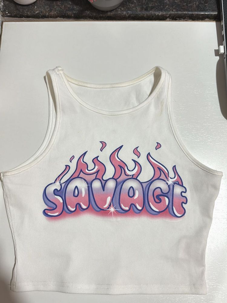 Savage Graphic Tank Top