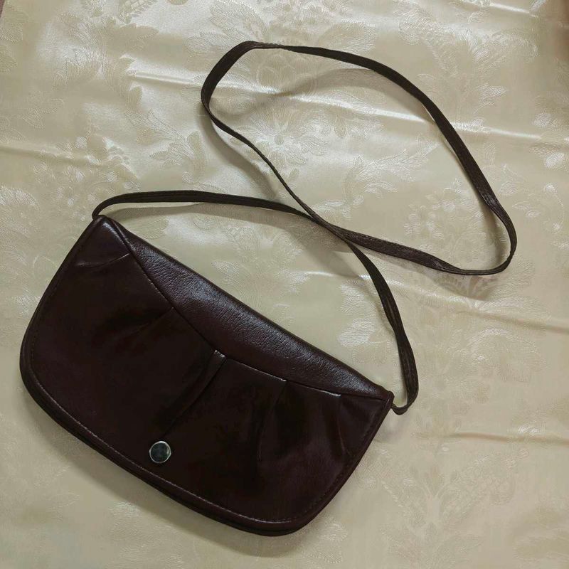 Vintage Brown Crossbody Bag