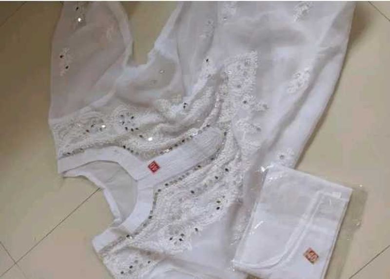 Elegant White Chikankari Suit – Timeless Grace &amp; C