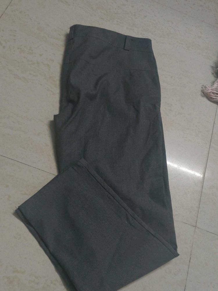 Women Formal Grey New Trouser