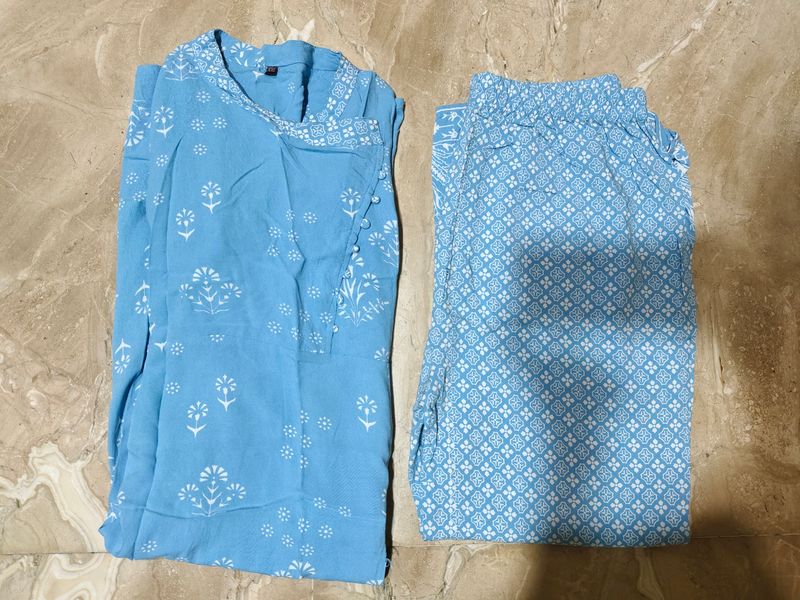 Women Kurti And Pant Set