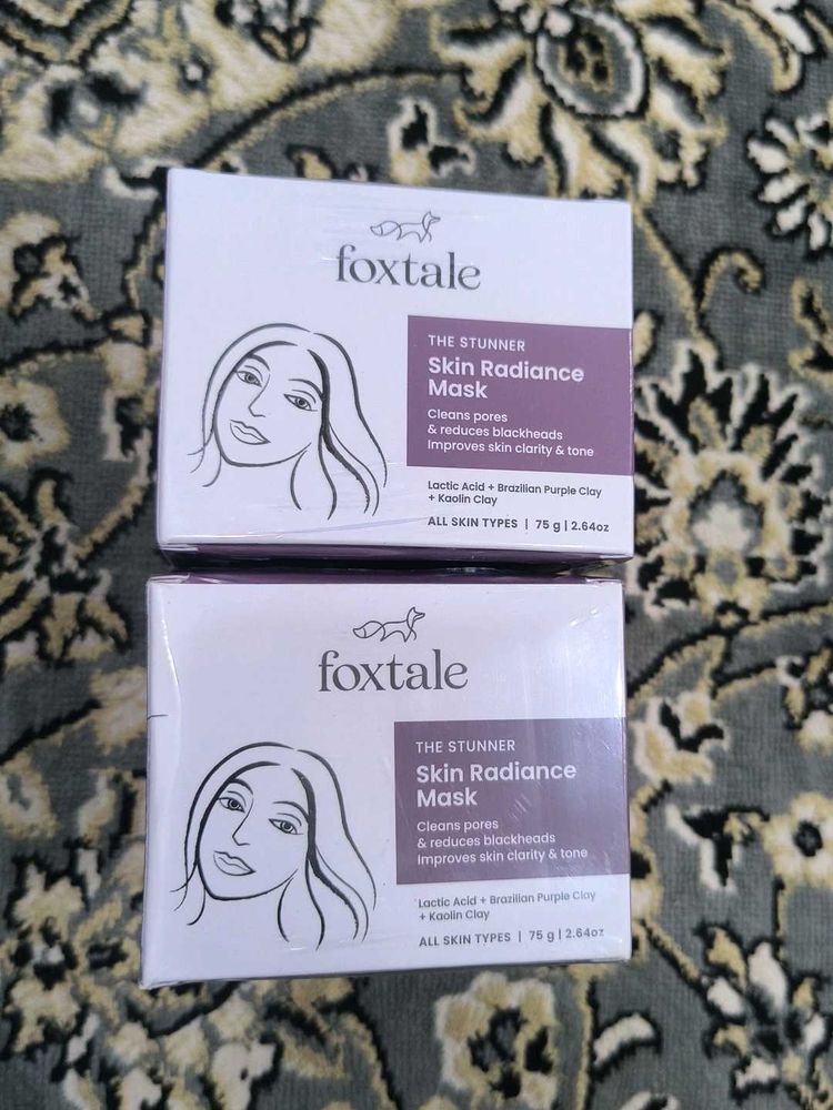 foxtale radiance clay mask