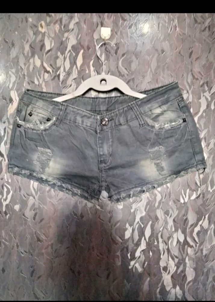 Denim Mini Shorts