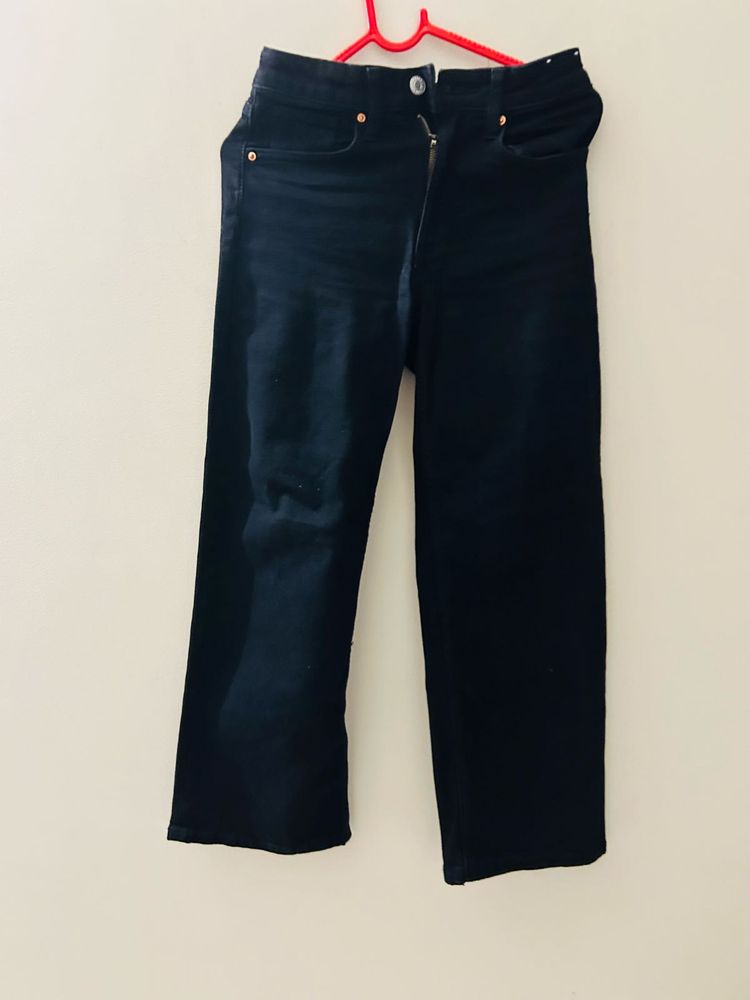 Shaded Blue Jeans, Black Jeans And One T-shirt