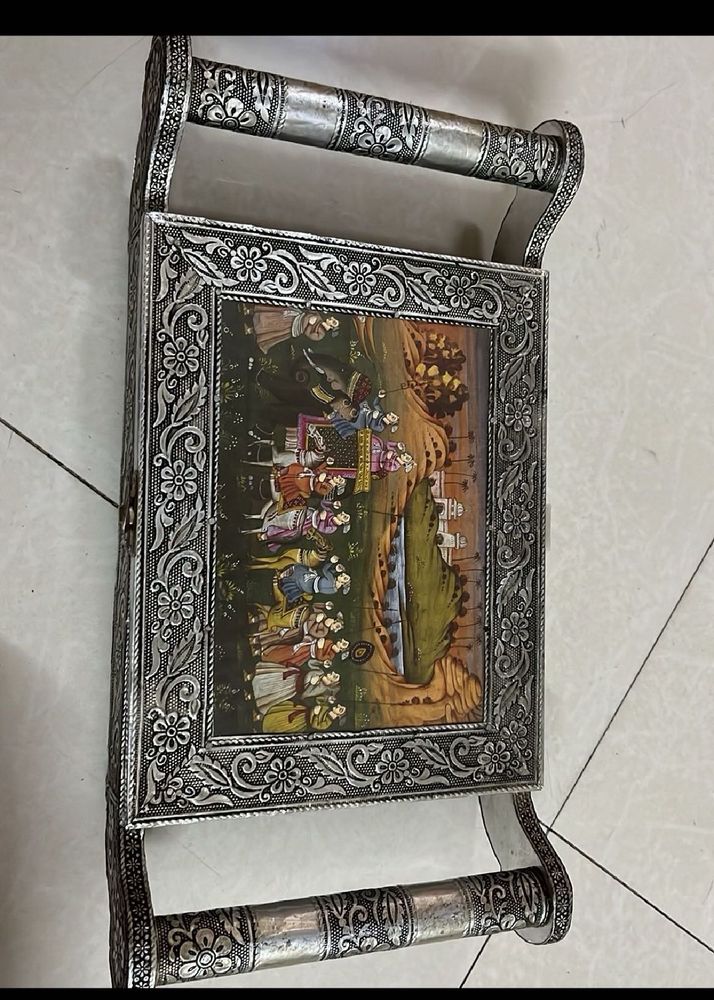 Dryfruits Tray With Attached Lid