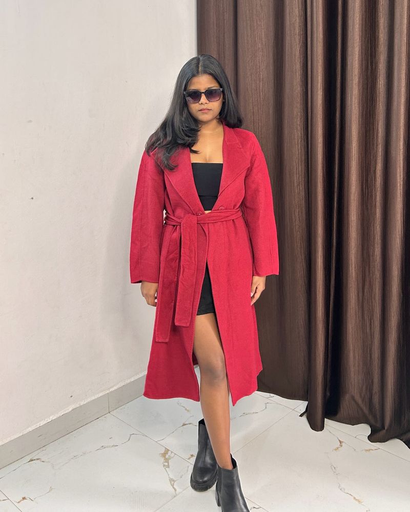 Christmas Trench Coat