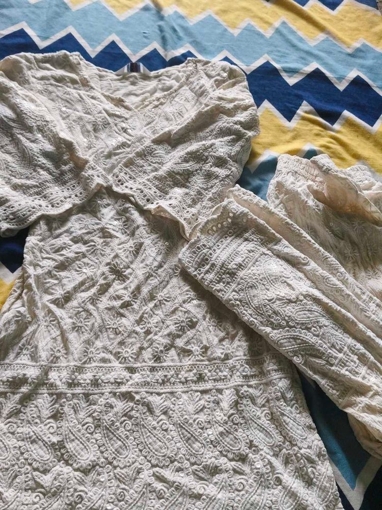 Elegant Embroidered Kurta Set