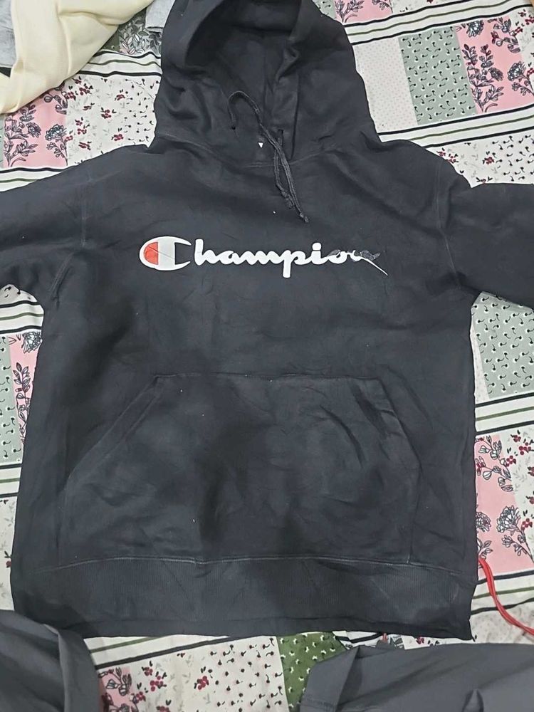 Champion Black Hoodie