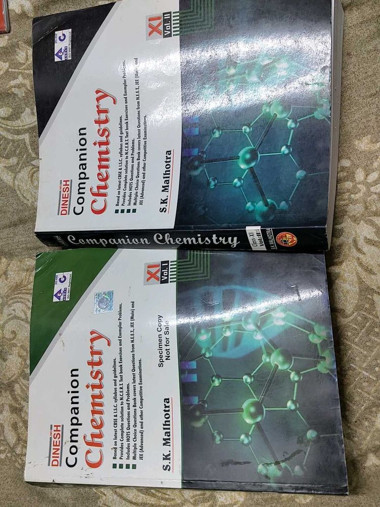 Dinesh Companion Chemistry XI Vol. I &amp; II