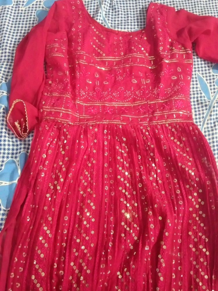 Brand New Three Piece Set Nayra kurti With Plazzo
