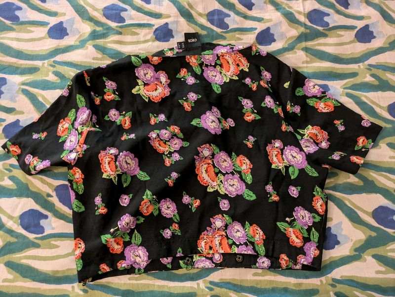 ASOS Floral Print Crop Top