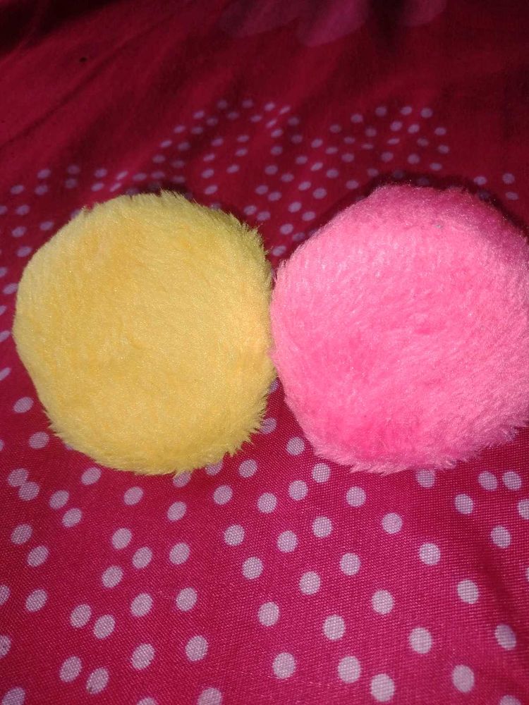 Big Powder Puff(1 Pair/2 Piss/Yellow&amp;Pink)🤫