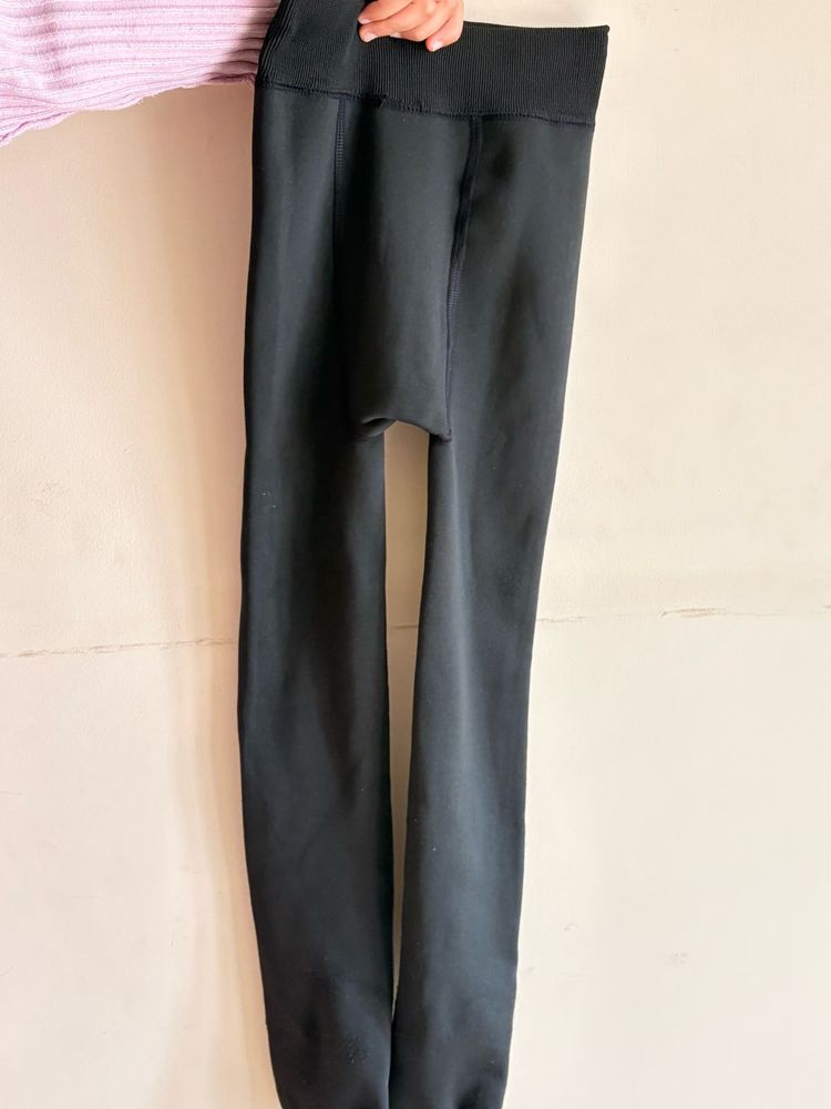 Black Casual Leggings