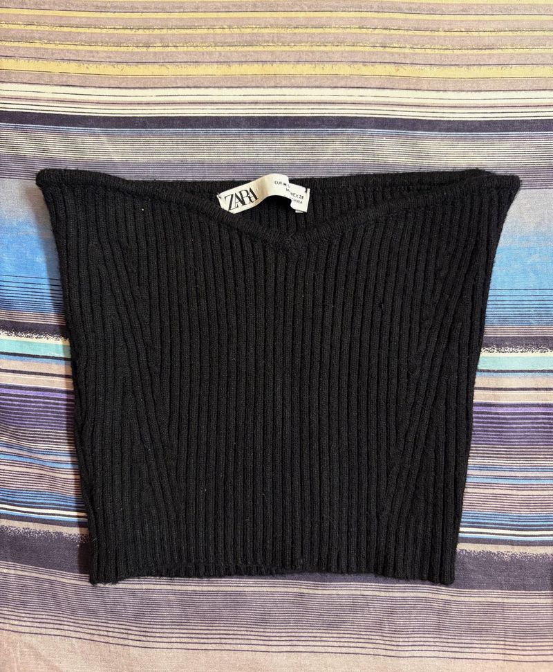 Zara Black Tube Top