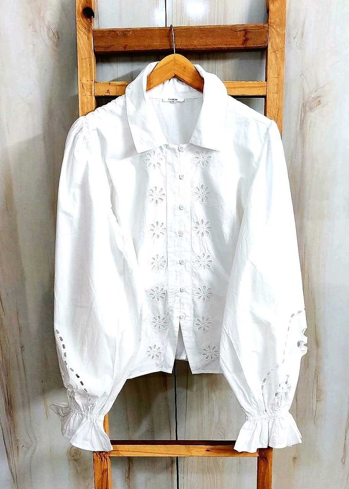 Embroidery Work Cotton Shirt Size-36-38