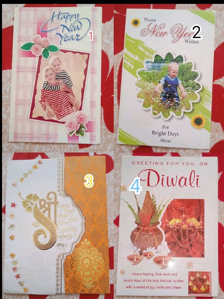 Pack Of 4 Cards....