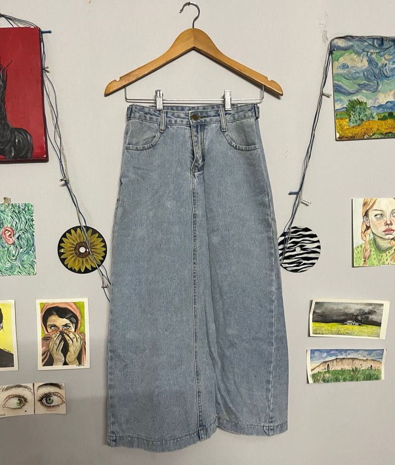 Denim Midi Skirt🩵💙🩵