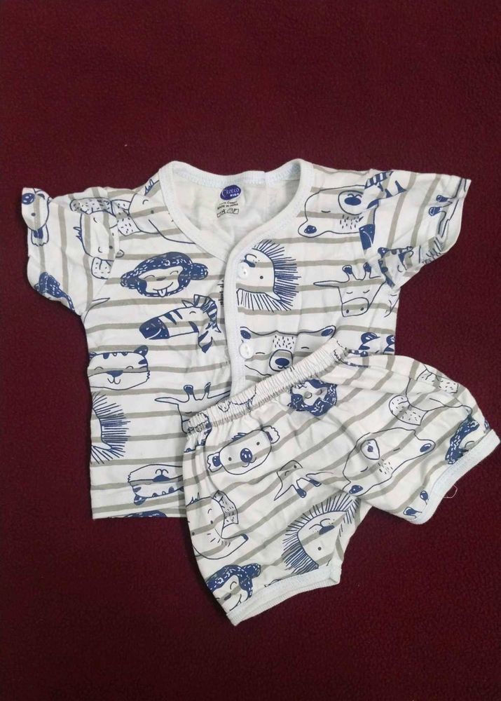 Cute Animal Print Baby Outfit