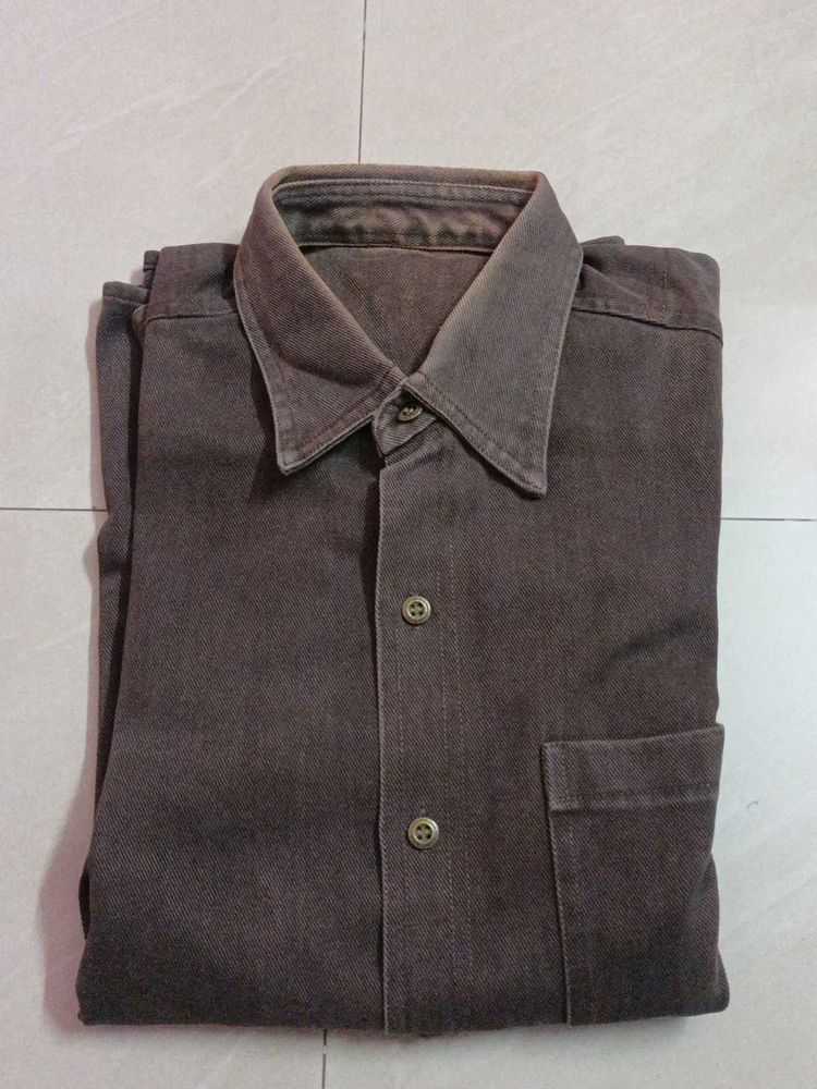 MEN&#39;S HEAVY JEANSHIRT