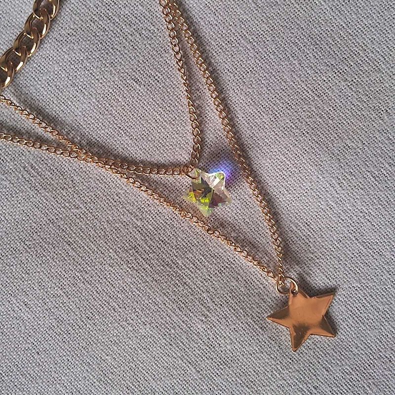 TRENDS 3 Layered Chain Necklace