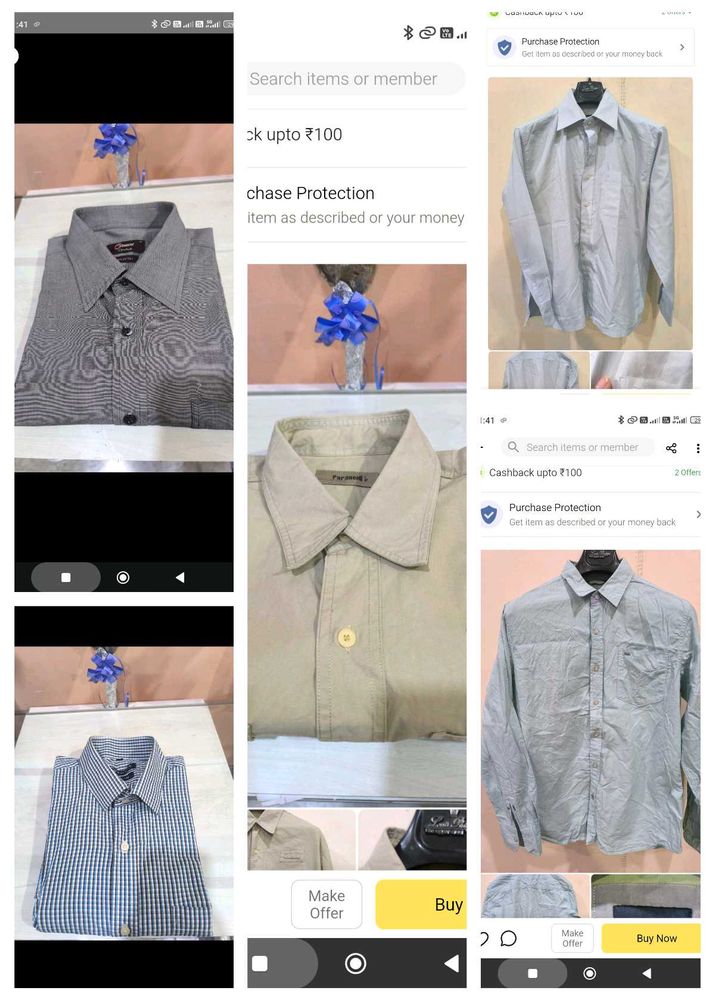 Men&#39;s Formal Shirt set of 6
