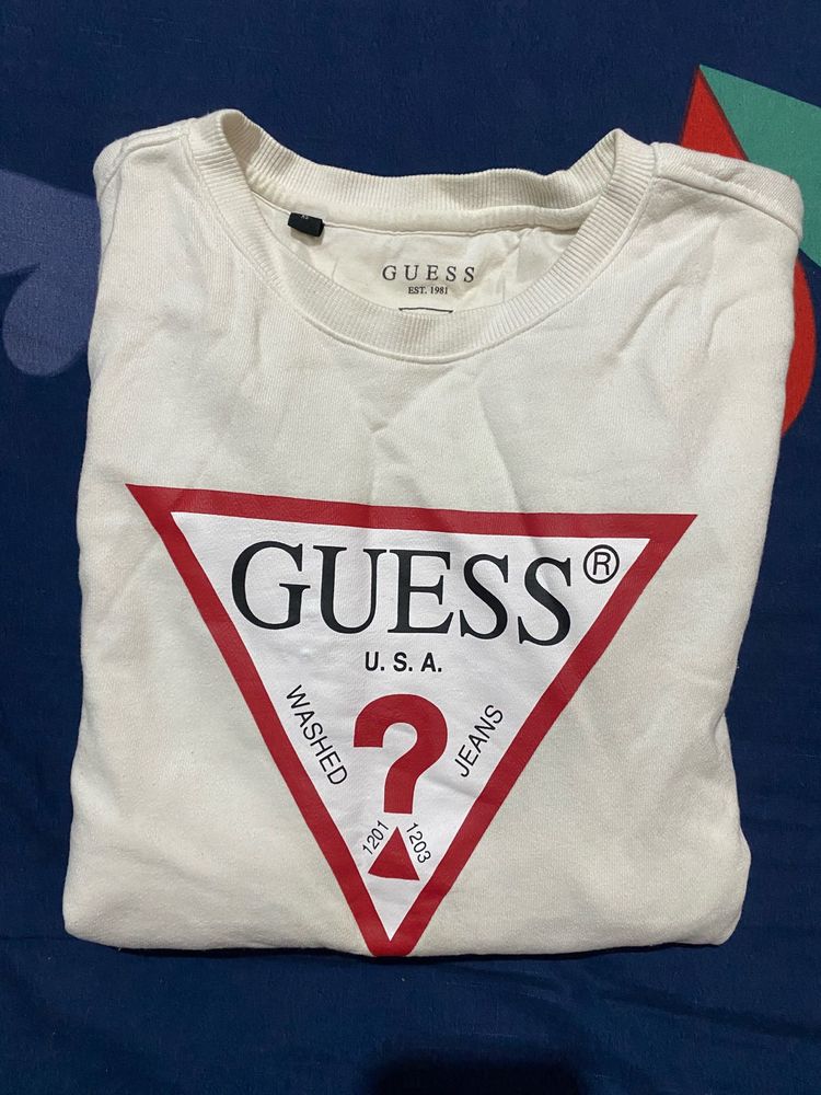 Guess Logo Crewneck Sweatshirt