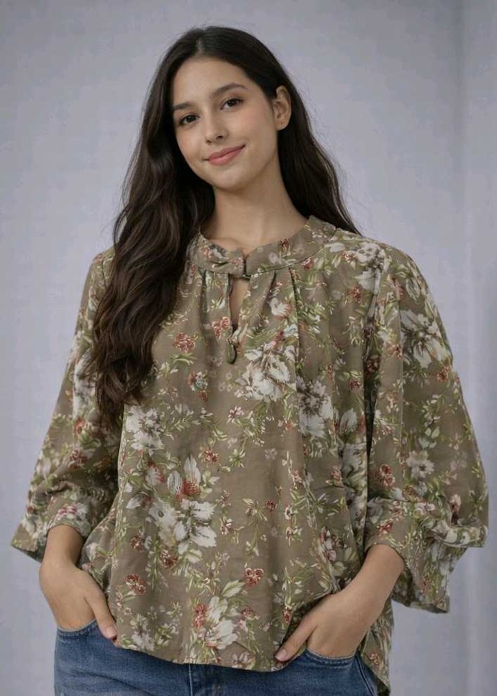 Floral Print Top