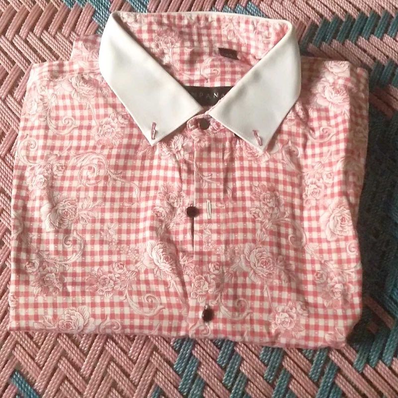 Floral Checkered Shirt