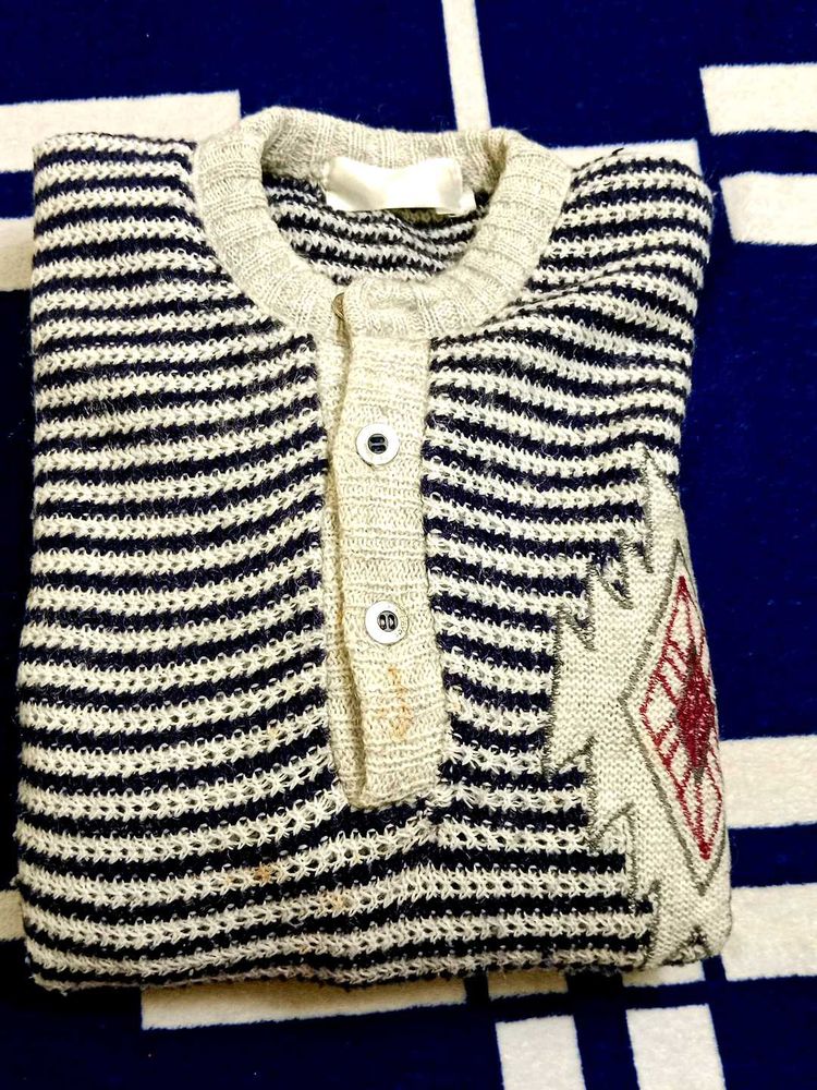 Striped Knit Sweater