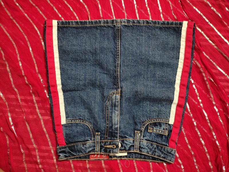 Denim Slim Short&#39;s