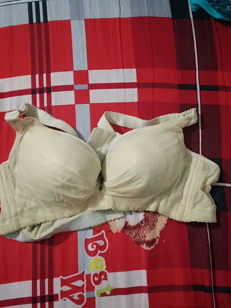 Comfy Beige Bra for 38 to 40 size