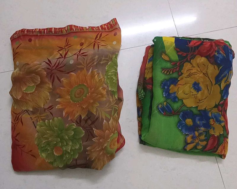 2 Combo Saree Set