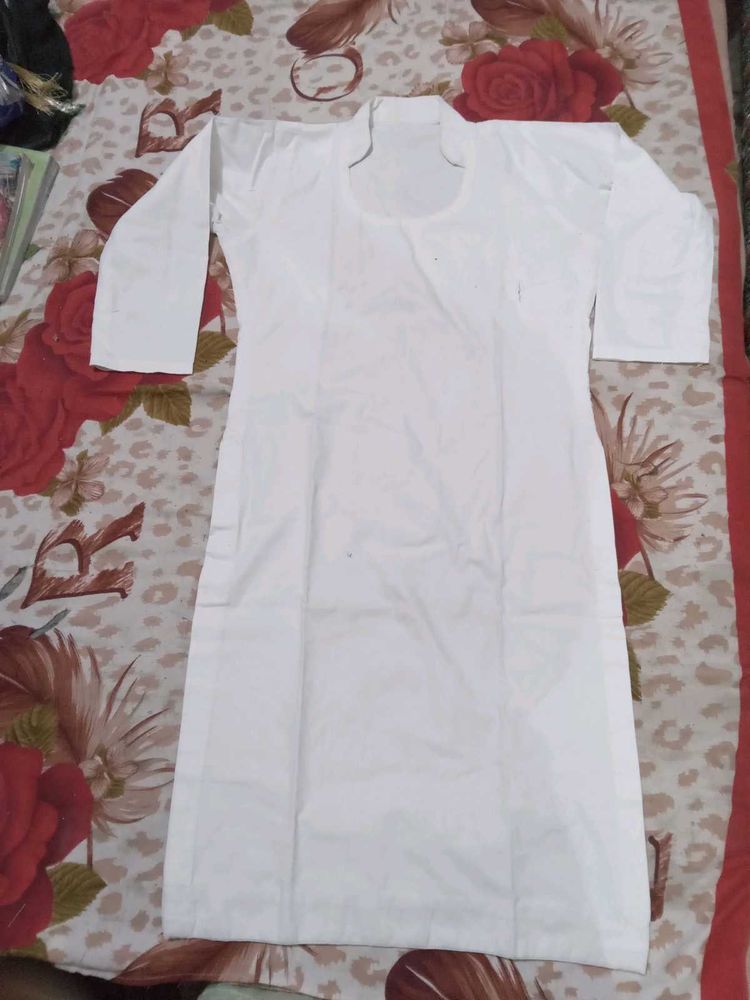 White Cotton Kurta