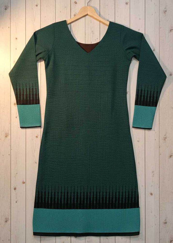 Green Knit Dress