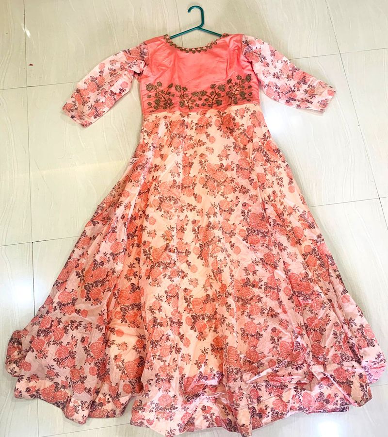 Floral Anarkali Gown